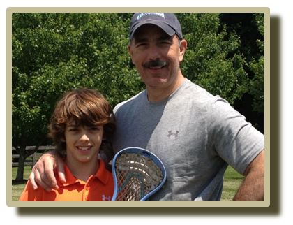USA Lacrosse CEO Steve Stenersen and son Cole