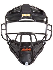 Traditional two-piece baseball catcher's mask